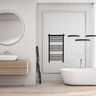 Полотенцесушитель водяной Energy Prestige Modus EWTRPRESM10050R905M 1000 x 500 черный матовый